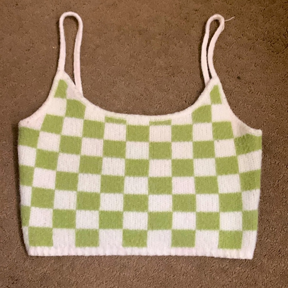 L.A hearts Pacsun checkers tank top